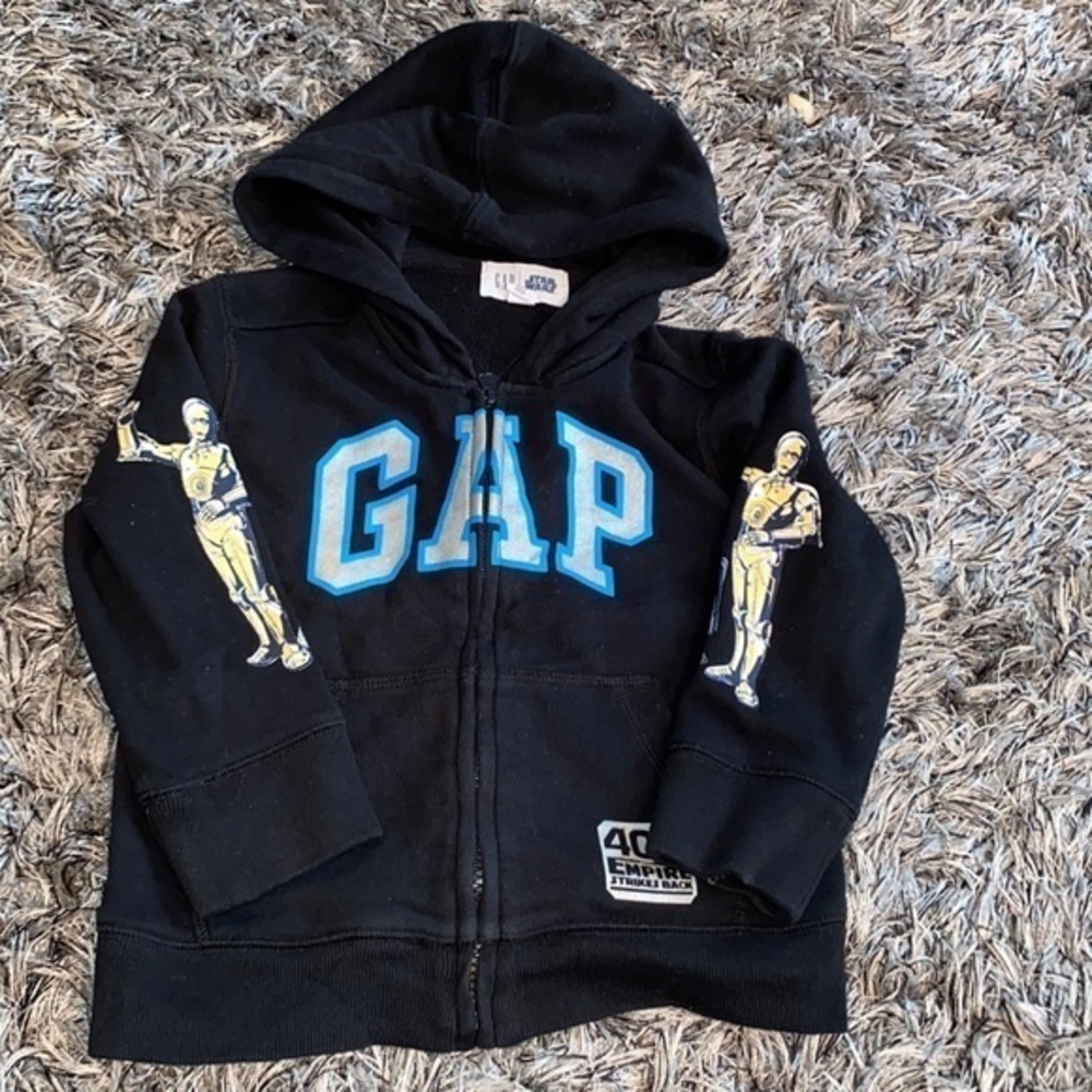 GAP Star Wars Disney toddler hoodie EUC 3T worn 1X